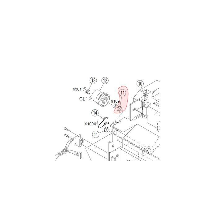 Bushing Originale 1164-3509-01, 1164350901 MINOLTA Conf.1