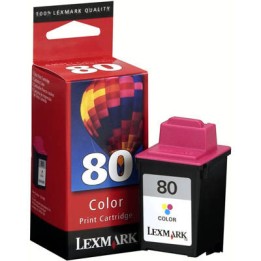 Cartuccia Originale Colore (80) 12A1980E, 80 LEXMARK Conf.1