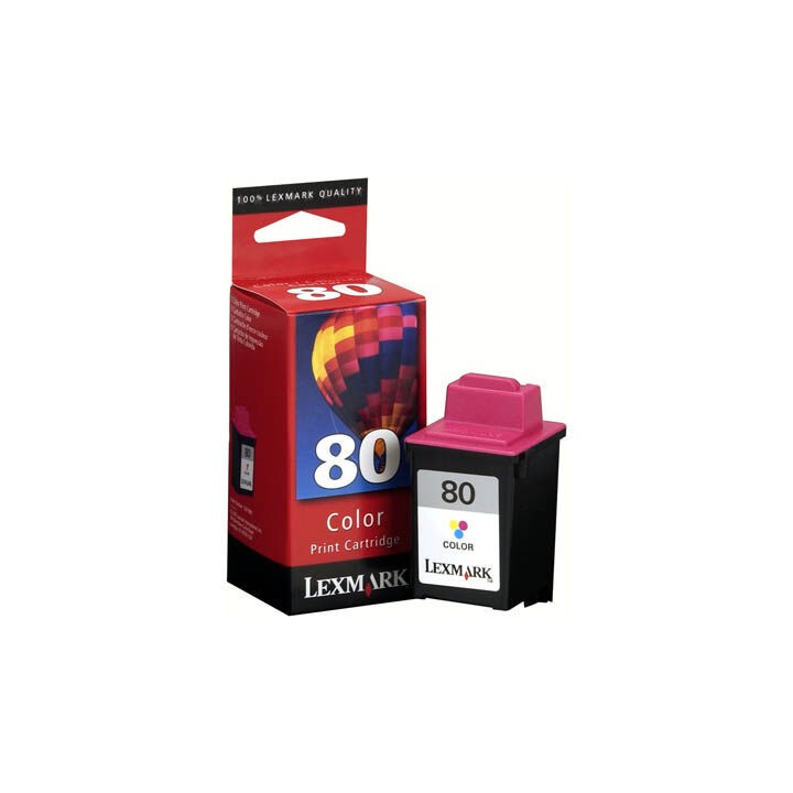 Cartuccia Originale Colore (80) 12A1980E, 80 LEXMARK Conf.1