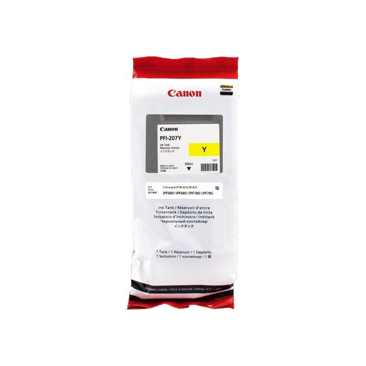 Cartuccia Originale Giallo (PFI-207Y) 8792B001, PFI-207Y CANON Conf.1