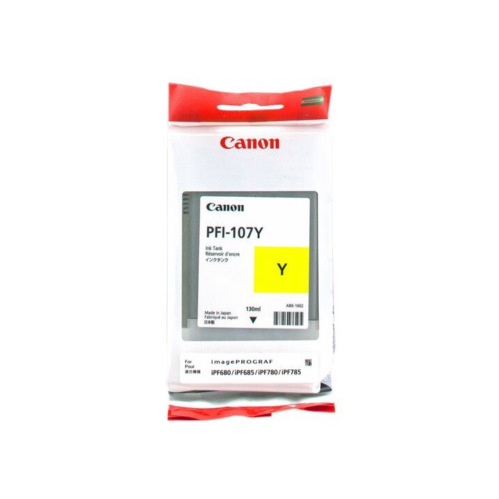 Cartuccia Originale Giallo (PFI-107Y) 6708B001, PFI-107Y CANON Conf.1