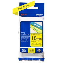 Nastro Originale (18mm x 8mt) Nero/Giallo TZe641 BROTHER Conf.1