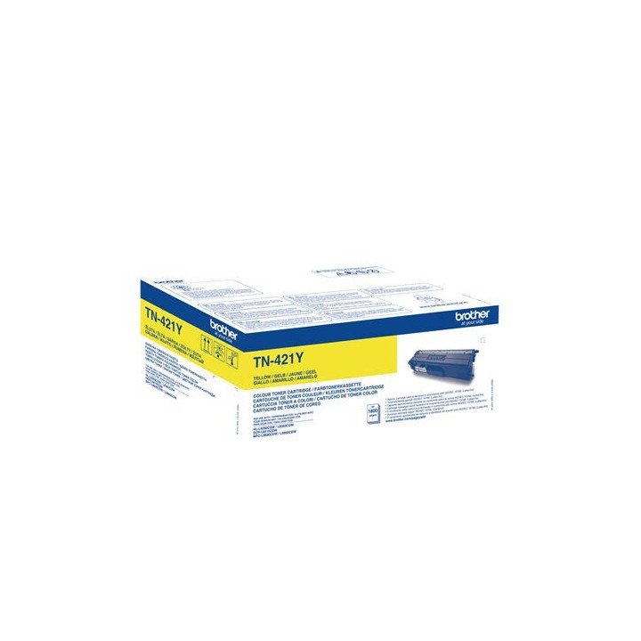 Cartuccia Toner Originale Giallo TN-421Y BROTHER Conf.1 - Pag.1800