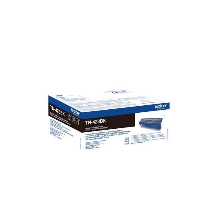 Cartuccia Toner Originale Nero TN-423BK BROTHER Conf.1 - Pag.6500