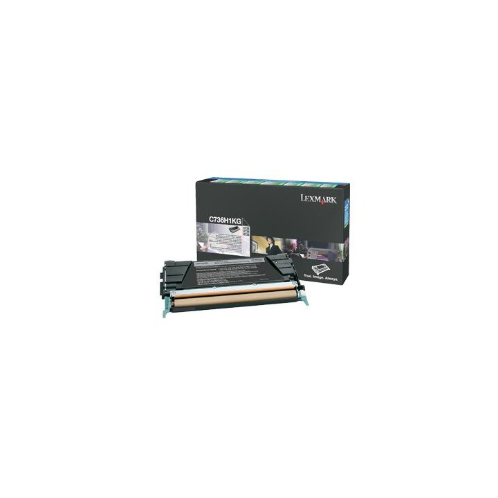 Cartuccia Originale Nero C736H1KG LEXMARK Conf.1 - Pag.12000