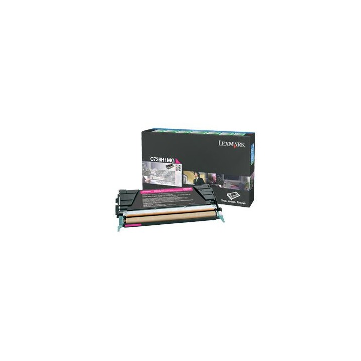 Cartuccia Originale Magenta C736H1MG LEXMARK Conf.1 - Pag.10000