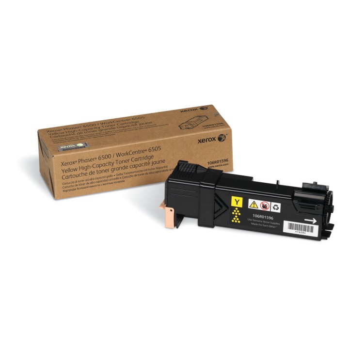Cartuccia Toner Originale Giallo 106R01596 XEROX Conf.1 - Pag.2500