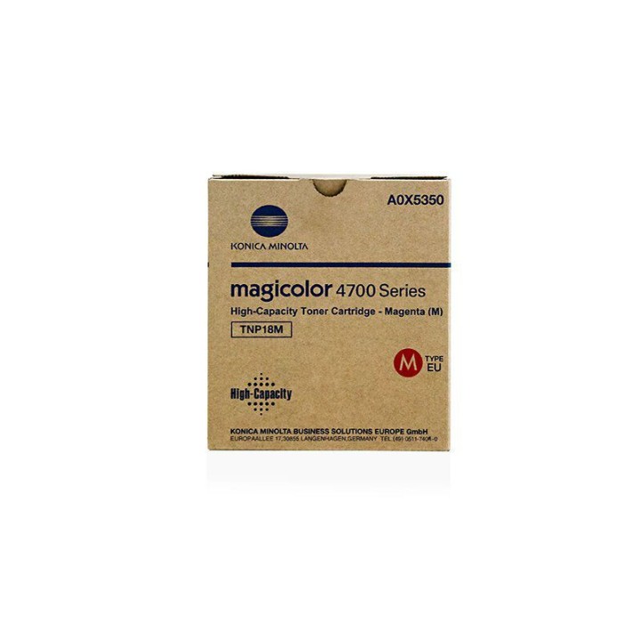 Toner Originale Magenta A0X5350, TNP18M MINOLTA Conf.1 - Pag.6000
