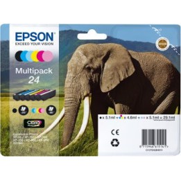Multipack Originale 6 Colori (24) 24, C13T24284010, C13T24284011 EPSON Conf.1
