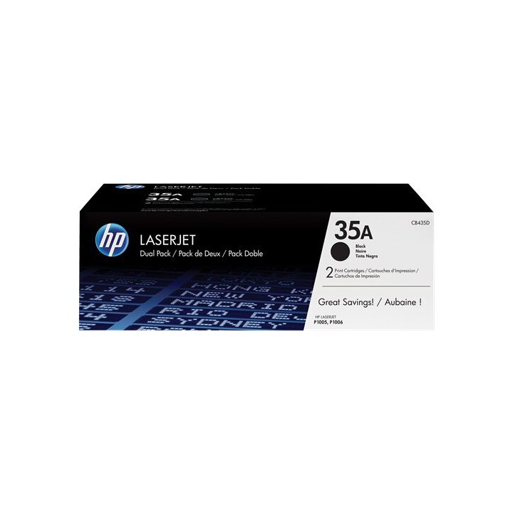 Dual Pack Originale Nero (35A) 35A, CB435AD HP Conf.1 - Pag.1500