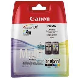 Multipack Originale B/C/M/Y (PG-510/CL-511) 2970B010, 2970B017, CL-511, PG-510 CANON Conf.1x2