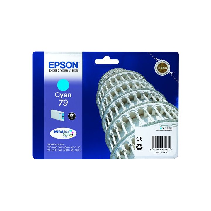 Cartuccia Originale Ciano (79) 79, C13T79124010 EPSON Conf.1 - Pag.800