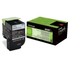 Cartuccia Originale Nero (Return Program) (802K) 802K, 80C20K0 LEXMARK Conf.1 - Pag.1000