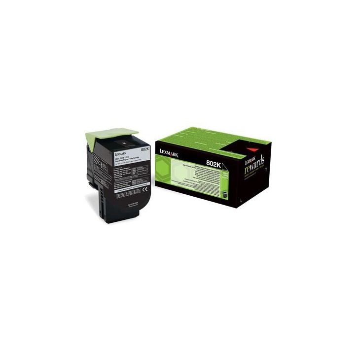 Cartuccia Originale Nero (Return Program) (802K) 802K, 80C20K0 LEXMARK Conf.1 - Pag.1000
