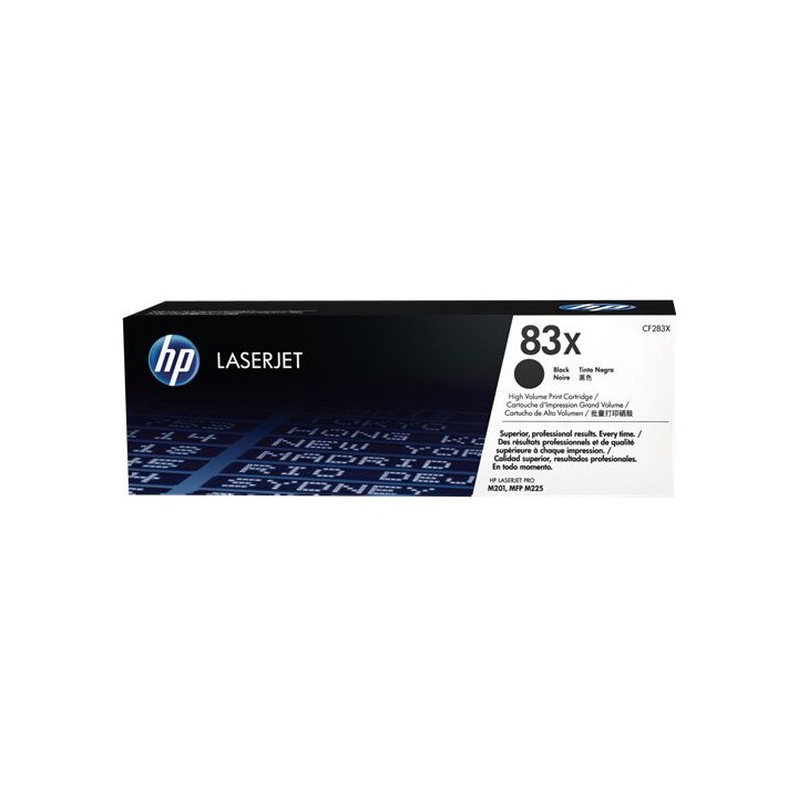Cartuccia Originale Nero (83X) 83X, CF283X HP Conf.1 - Pag.2200