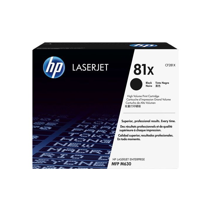 Cartuccia Originale Nero (81X) 81X, CF281X HP Conf.1 - Pag.25000