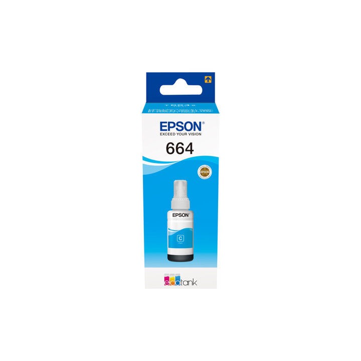 Flacone Inchiostro Originale Ciano (664) 664, C13T664240 EPSON Conf.1 - Pag.6500