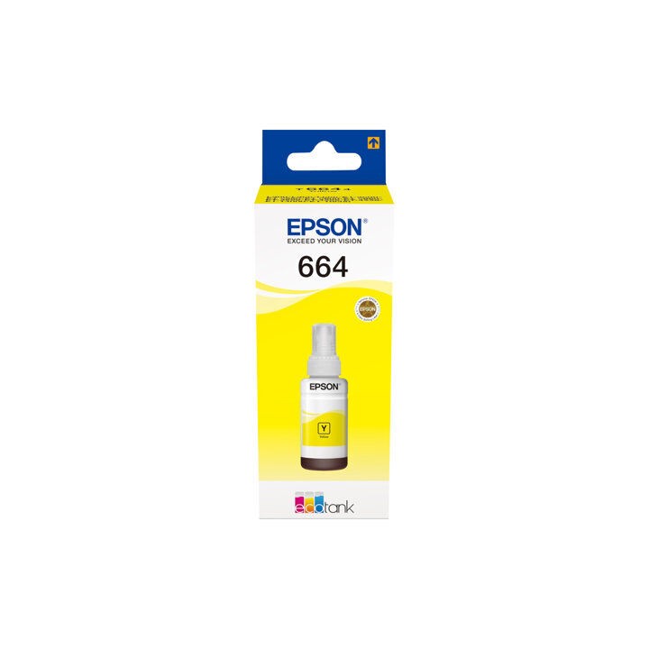 Flacone Inchiostro Originale Giallo (664) 664, C13T664440 EPSON Conf.1 - Pag.6500