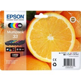 Multipack Originale B/C/M/Y (33) 33, C13T33374010, C13T33374011 EPSON Conf.1x5