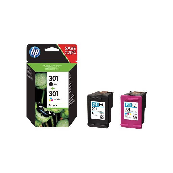 Cartuccia Originale (Nero + Colore) (301) 301, N9J72A, N9J72AE HP Conf.1