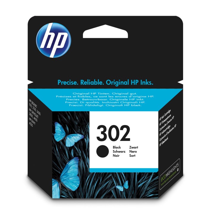 Cartuccia Originale Nero (302) 302, F6U66A, F6U66AE HP Conf.1