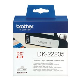 Nastro Carta Termica Originale QL (62mm x 30,48mt) Bianco DK-22205 BROTHER Conf.1