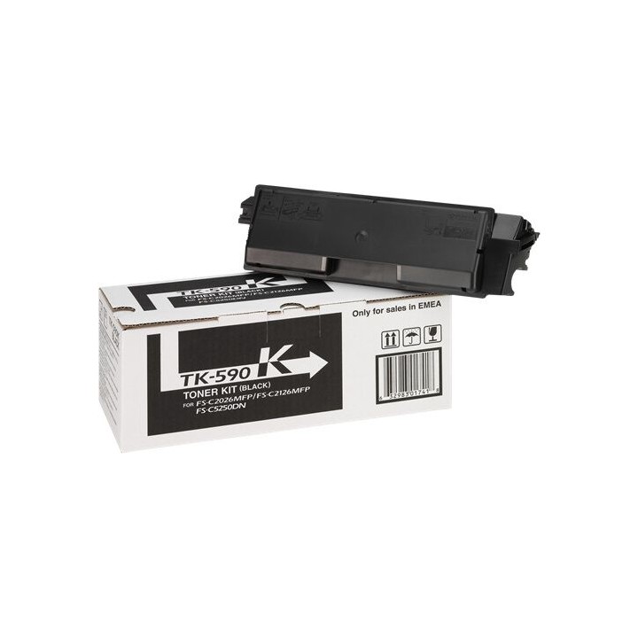 Toner Originale Nero (TK-590K) 1T02KV0NL0, TK-590K MITA/KYOCERA Conf.1 - Pag.7000