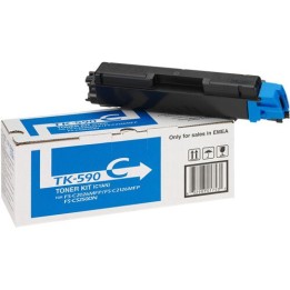 Toner Originale Ciano (TK-590C) 1T02KVCNL0, TK-590C MITA/KYOCERA Conf.1 - Pag.5000
