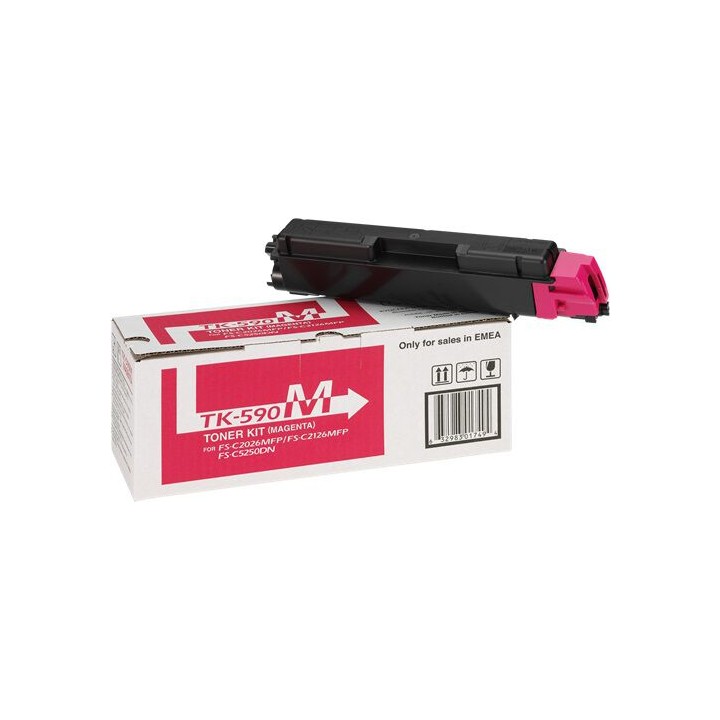Toner Originale Magenta (TK-590M) 1T02KVBNL0, TK-590M MITA/KYOCERA Conf.1 - Pag.5000