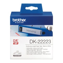 Nastro Ades. Carta Originale (50mm x 30,48mt) Nero/Bianco DK-22223 BROTHER Conf.1