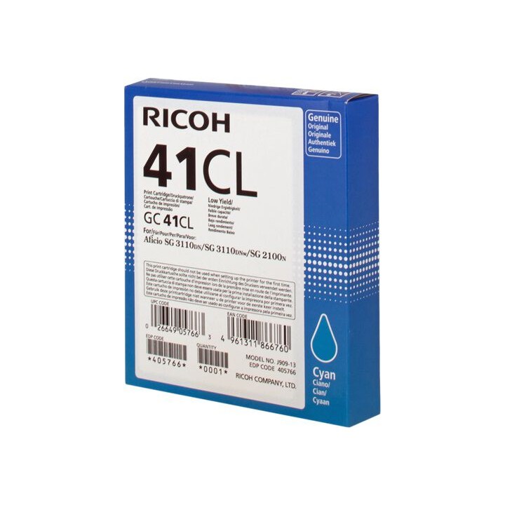 Cartuccia Gel Originale Ciano 405766, GC-41CL RICOH Conf.1 - Pag.600