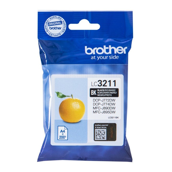 Cartuccia Ink-jet Originale Nero LC-3211BK BROTHER Conf.1 - Pag.200