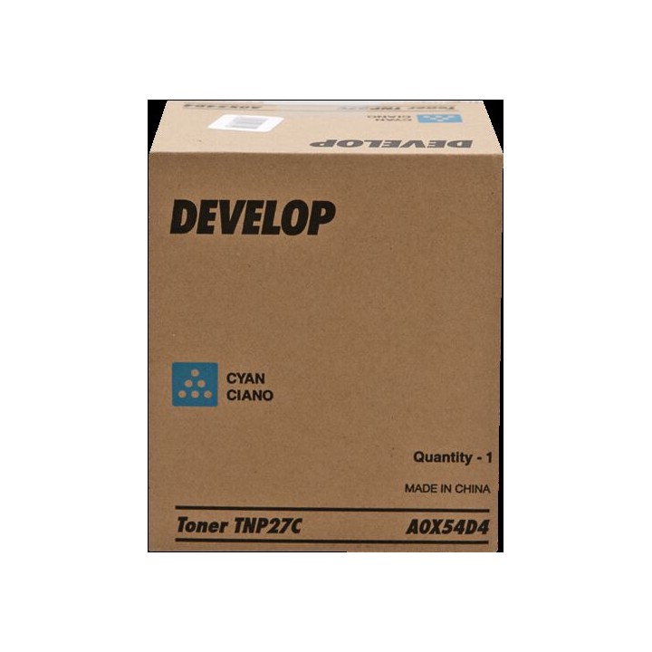 Toner Originale Ciano A0X54D4 DEVELOP Conf.1