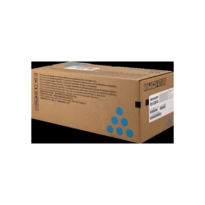 Toner Originale Ciano DX-C20TC SHARP Conf.1