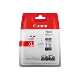 Twin Pack Originale Nero (PGI-570PGBK XL) 0318C007, PGI-570PGBK XL CANON Conf.1x2