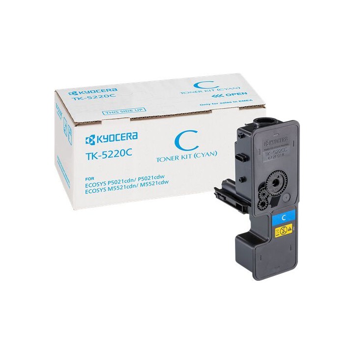 Toner Originale Ciano (TK-5220C) TK-5220C 1T02R9CNL1 MITA/KYOCERA Conf.1 - Pag.1200