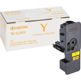 Toner Originale Giallo (TK-5230Y) TK-5230Y 1T02R9CNL0 MITA/KYOCERA Conf.1 - Pag.2200