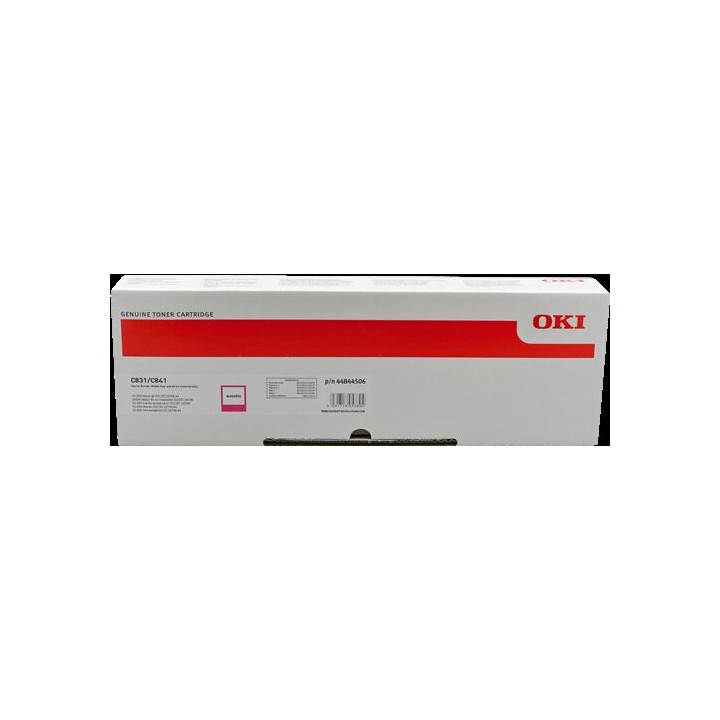 Cartuccia Toner Originale Magenta 44844506 OKI Conf.1 - Pag.10000