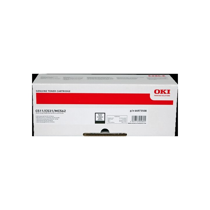 Cartuccia Originale Nero 44973508 OKI Conf.1 - Pag.7000