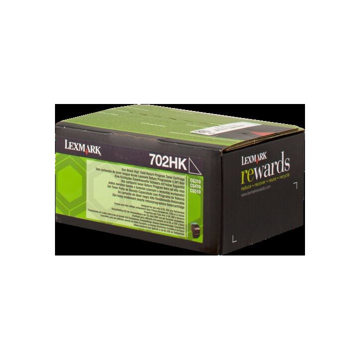 Cartuccia Originale Nero (702HK) 702HK, 70C2HK0 LEXMARK Conf.1 - Pag.4000