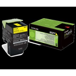Cartuccia Originale Giallo (Return Program) (802Y) 802Y, 80C20Y0 LEXMARK Conf.1 - Pag.1000