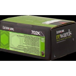 Cartuccia Originale Nero (Return Program) (702K) 702K, 70C20K0 LEXMARK Conf.1 - Pag.1000