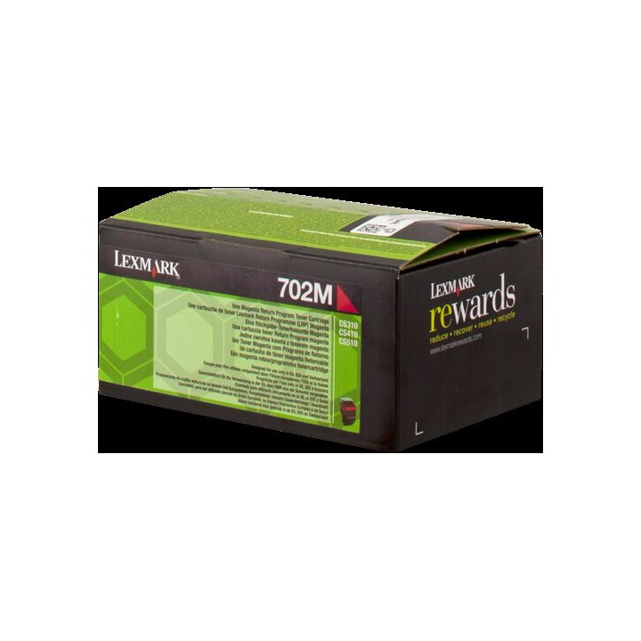 Cartuccia Originale Magenta (Return Program) (702M) 702M, 70C20M0 LEXMARK Conf.1 - Pag.1000