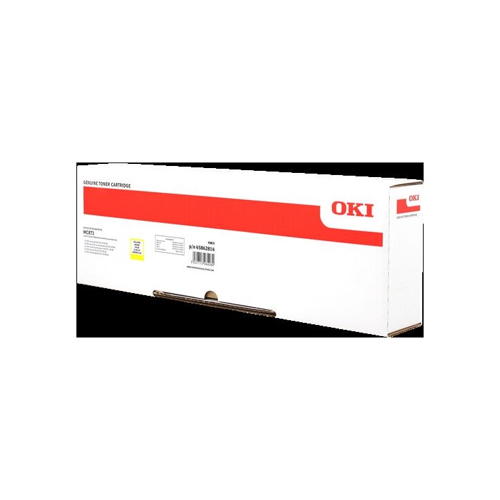 Cartuccia Originale Giallo 45862814 OKI Conf.1 - Pag.10000