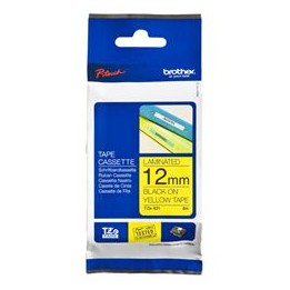 Nastro Originale (12mm) Nero/Giallo TZe631 BROTHER Conf.1