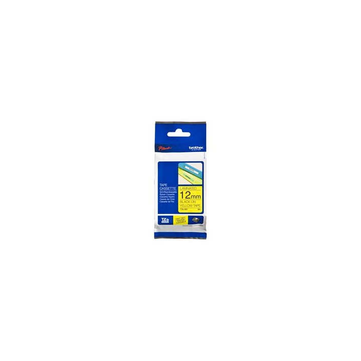 Nastro Originale (12mm) Nero/Giallo TZe631 BROTHER Conf.1