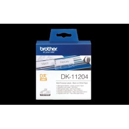 Etichette Multiuso Originali QL (17mmx54mm) (400 pz) Rotolo DK-11204 BROTHER Conf.1