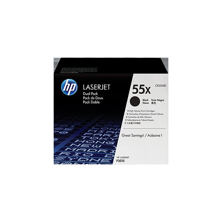 Dual Pack Originale (55X) 55X, CE255XD HP Conf.1