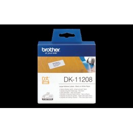 Etichette grandi indirizzi Originali QL (38mmx90mm) (400pz) DK-11208 BROTHER Conf.1