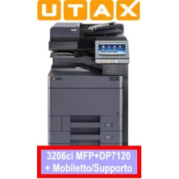 Bundle: MULTIFUNZIONE A3 Colore 3206ci MFP (1102RL3UT0) + DP-7120 (1203RJ5UT0) + Supporto-76 (891LD00003)